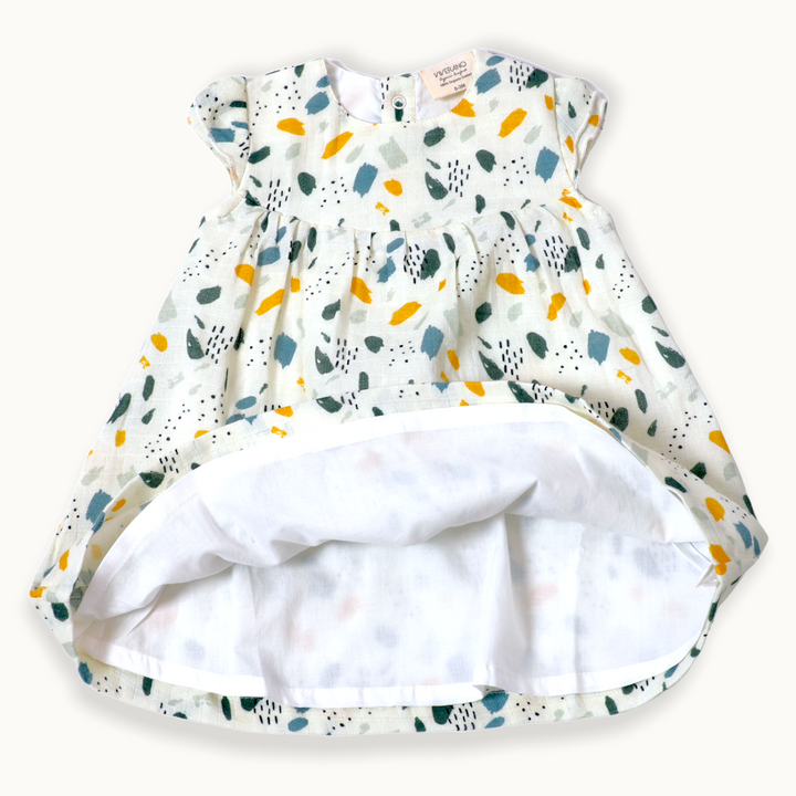 Bloom Cap Sleeve Dress + Bloomer Set