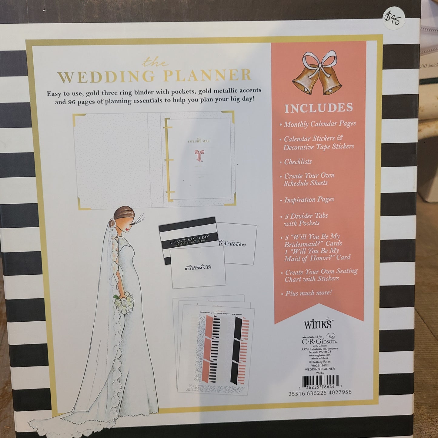 CR Gibson Wedding Planner Album
