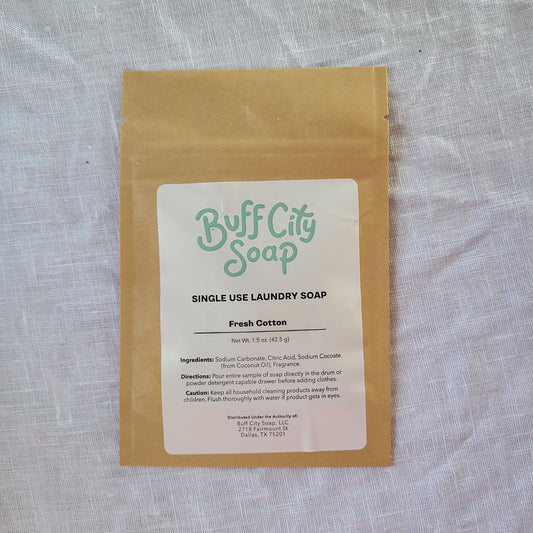 Buff City Single Use Laundry Samples