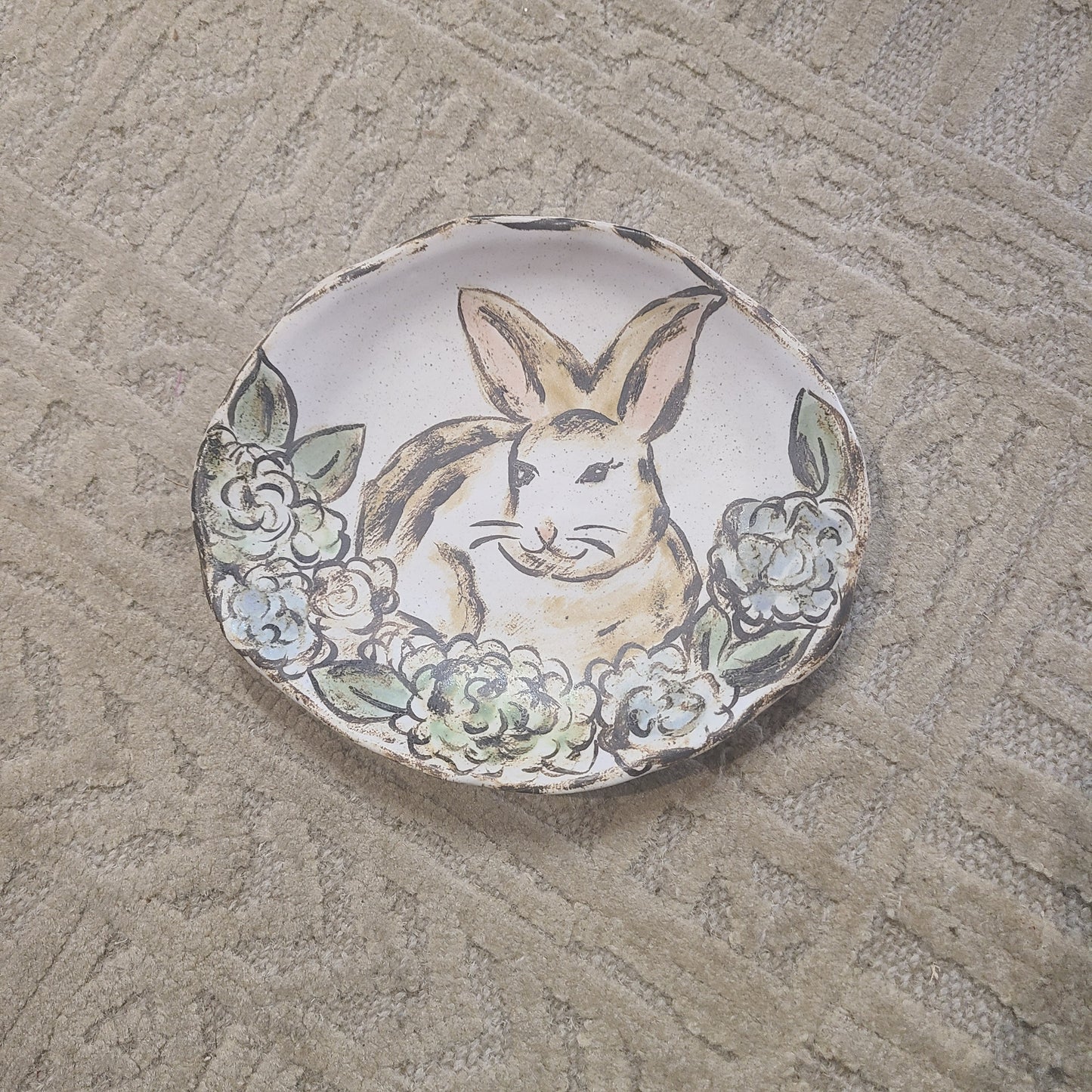 Springtime Bunny Plate