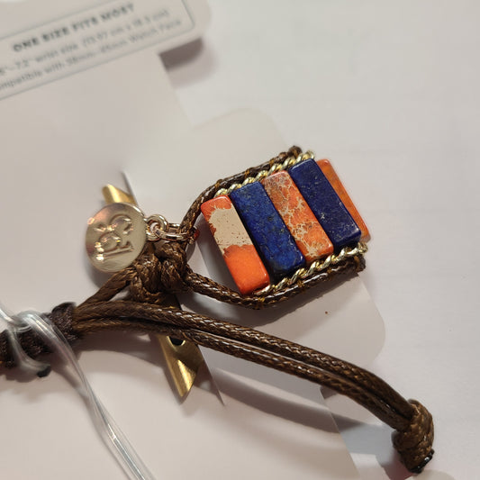 Lapis & Sunrise Jasper Apple Watch Band