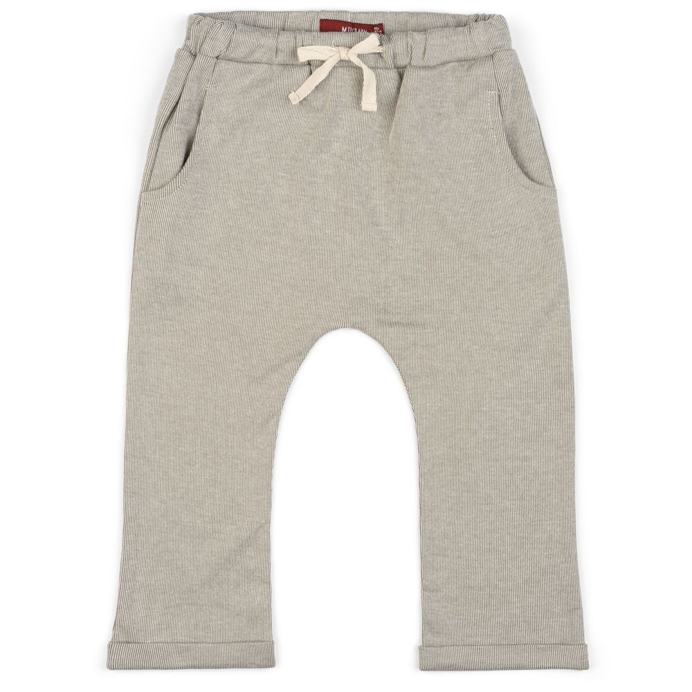 Grey Pinstripe Jogger