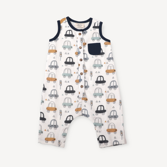 Cars Sleeveless Jumpsuit