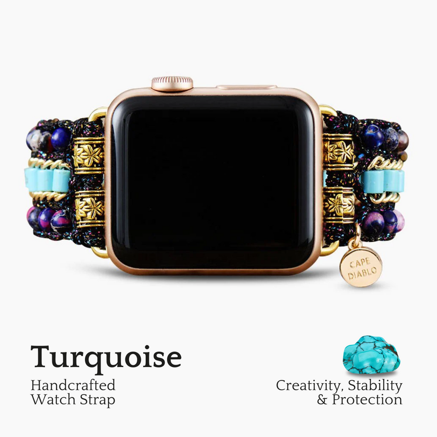 Gothic Turquoise Apple Watch Strap