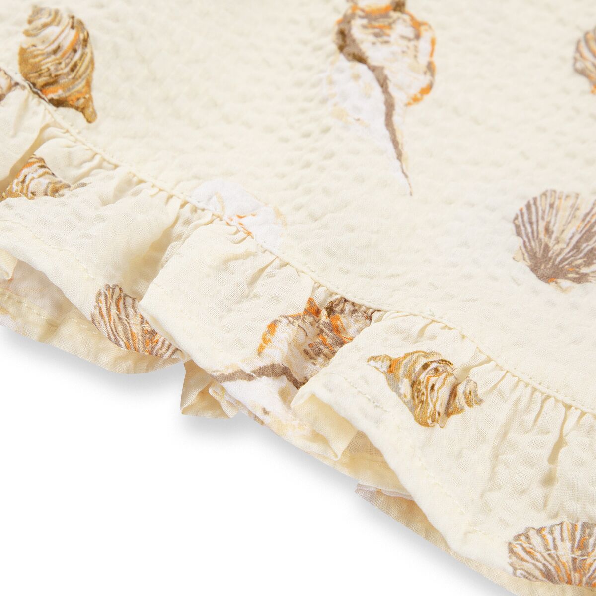 Butterfly Ruffle Blouse & Shorts- Seashells