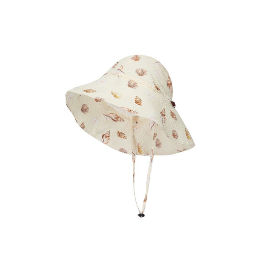 Wide Brim Sun Bonnet-Seashells