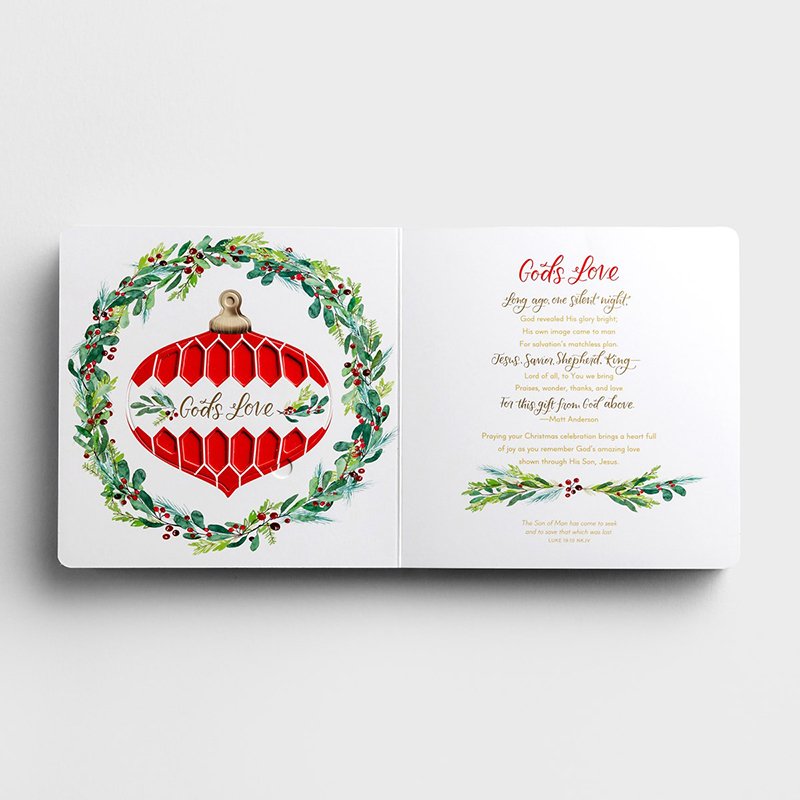 Emmanuel-God With Us Ornament Book