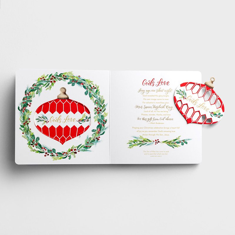Emmanuel-God With Us Ornament Book