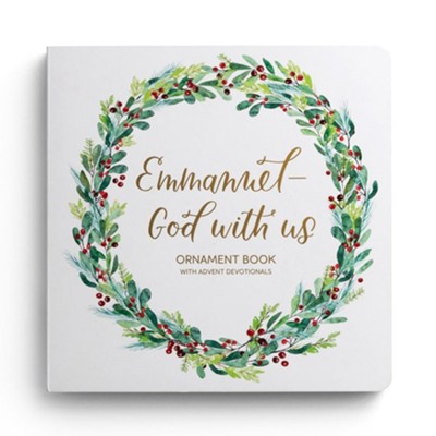 Emmanuel-God With Us Ornament Book