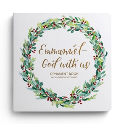 Emmanuel-God With Us Ornament Book