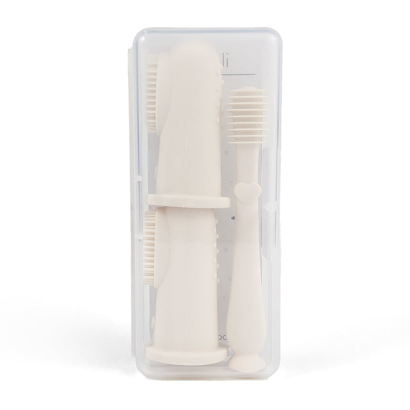 Ali + Oli Baby Finger Toothbrush & Tongue Cleaner Oral Set 3m+