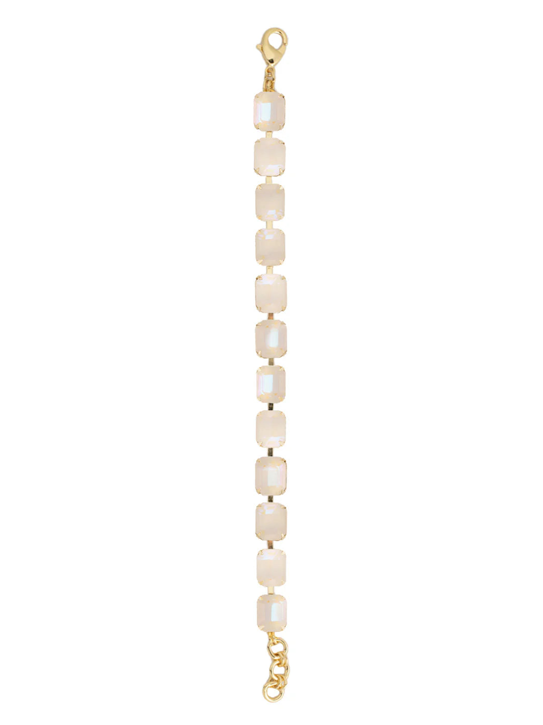 Octavia Repeating Tennis Bracelet- Ultra White