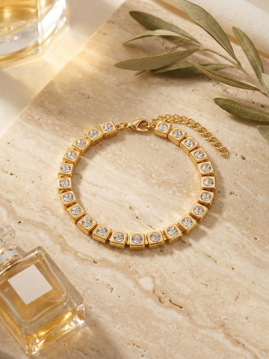 Max Tennis Bracelet- BGG1BGCRY
