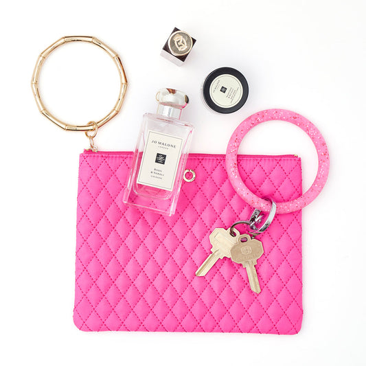 The Big O® Bracelet Pouch-Tickled Pink