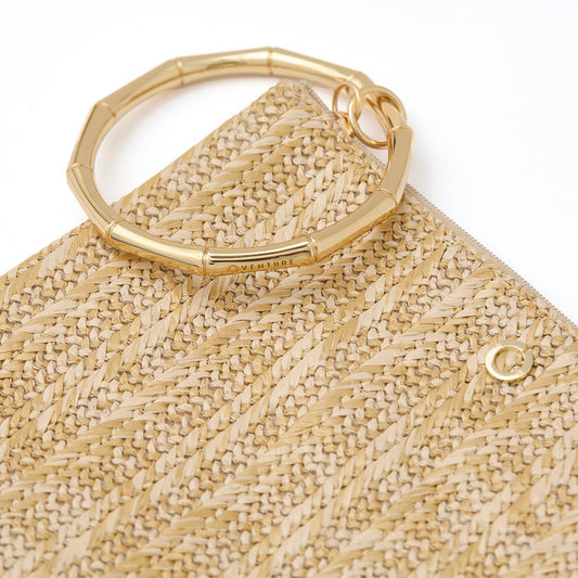 The Big O® Bracelet Pouch-On The Beach Raffia
