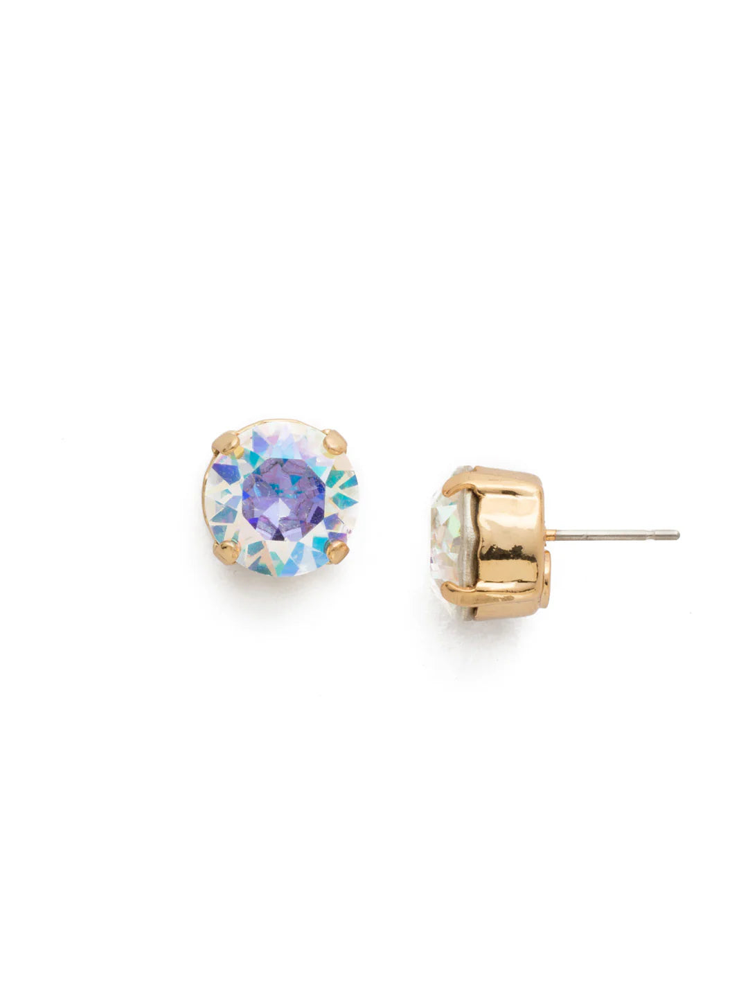London Stud Earrings - Crystal Aurora Borealis