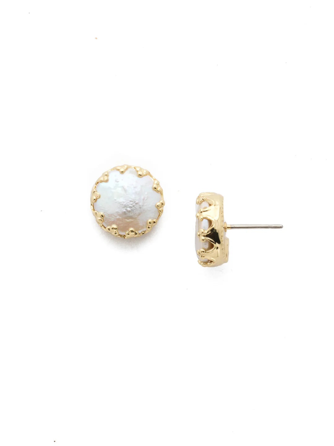 Isabella Stud Earrings- Pearl