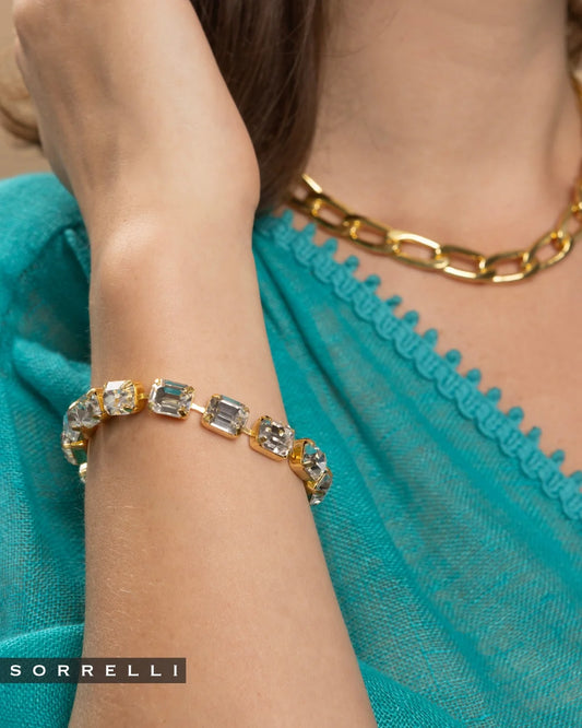 Octavia Repeating Tennis Bracelet- Crystal -BFZ6BGCRY