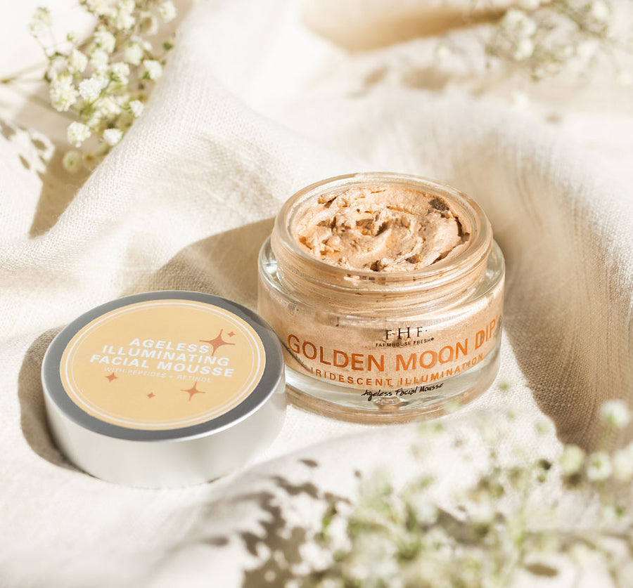 Golden Moon Dip Iridescent Illumination
