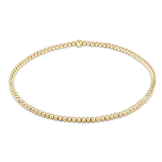 Classic 2mm Gold Bracelet