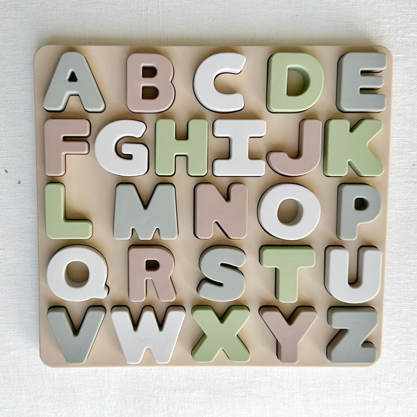 Ali + Oli ABC Soft Silicone Puzzle (27 PC) for Toddlers