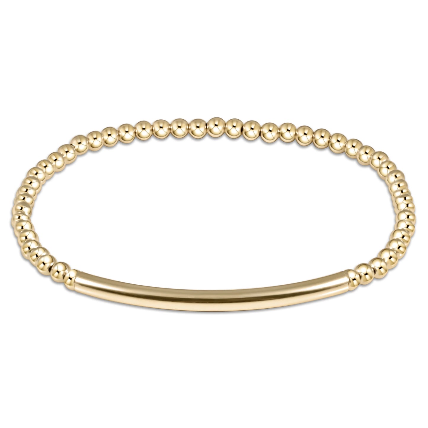 Classic Gold 3mm Bracelet- Bliss Bar