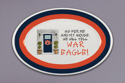 Magnolia Lane Game Day Oval Platter