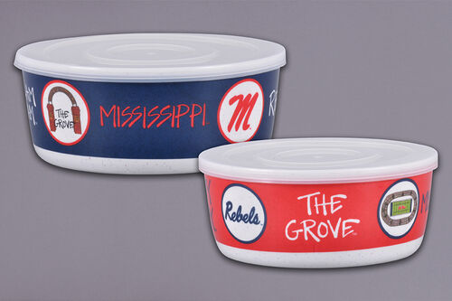 Magnolia Lane Game Day Melamine Two Container Set