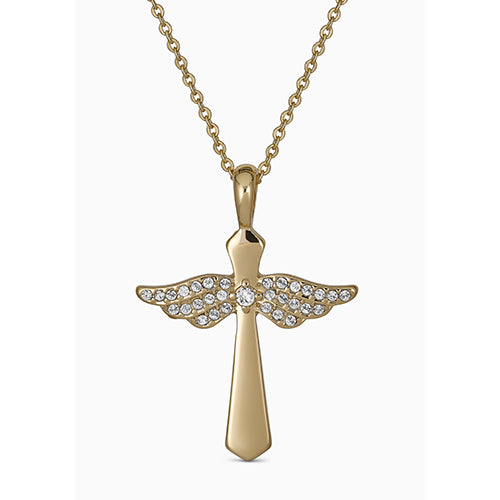 Maya J Angel Birthstone Necklace