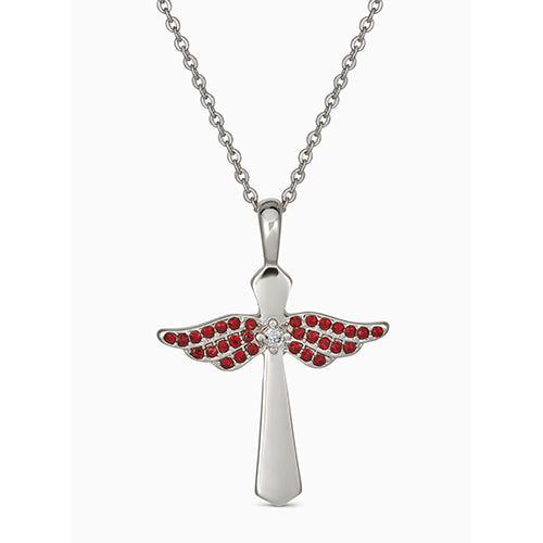 Maya J Angel Birthstone Necklace