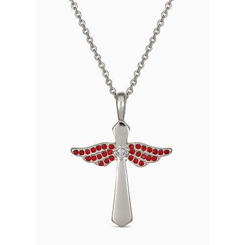 Maya J Angel Birthstone Necklace