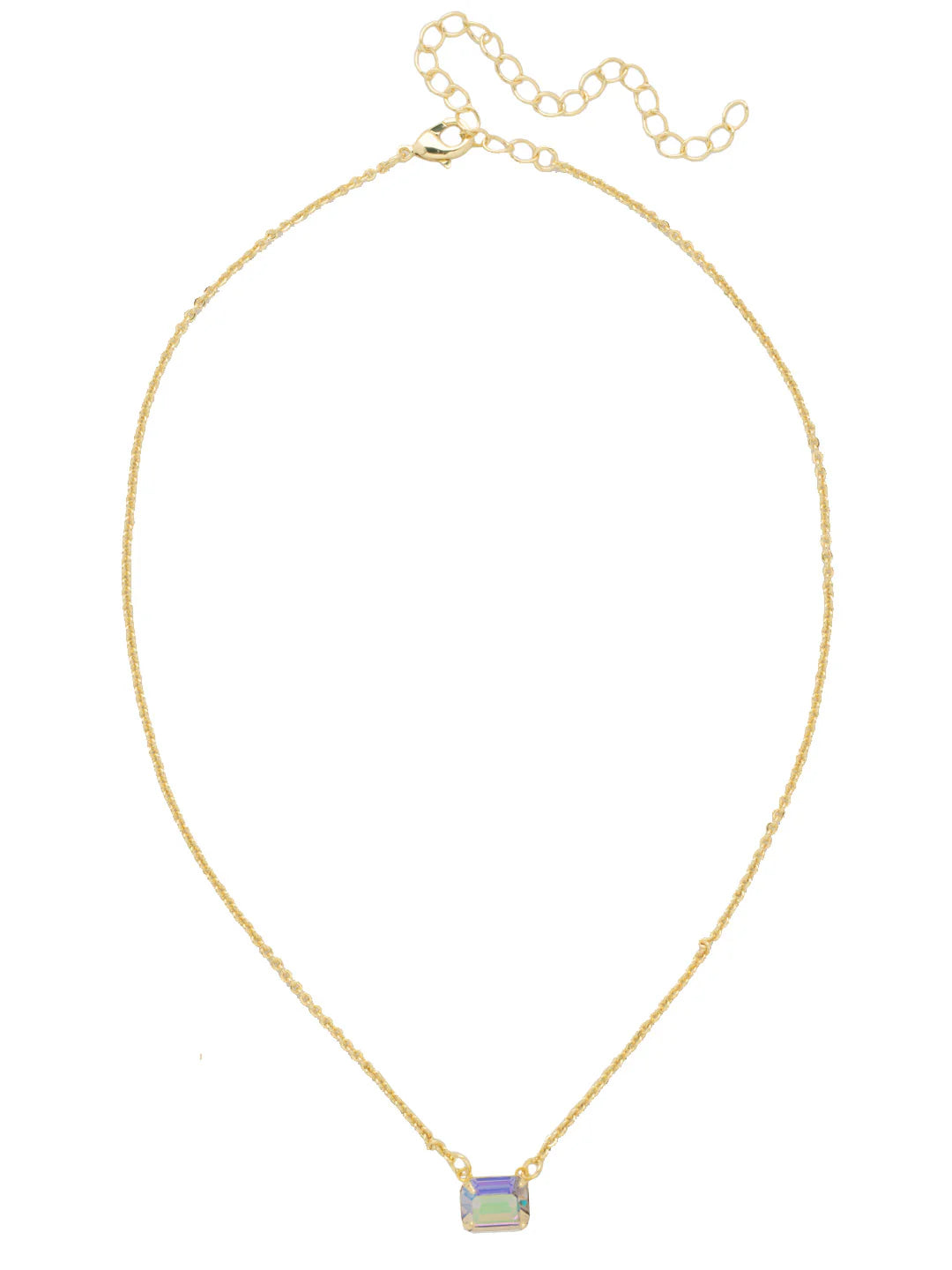 Octavia Single Crystal Pendant Necklace- NFM30BGCAB