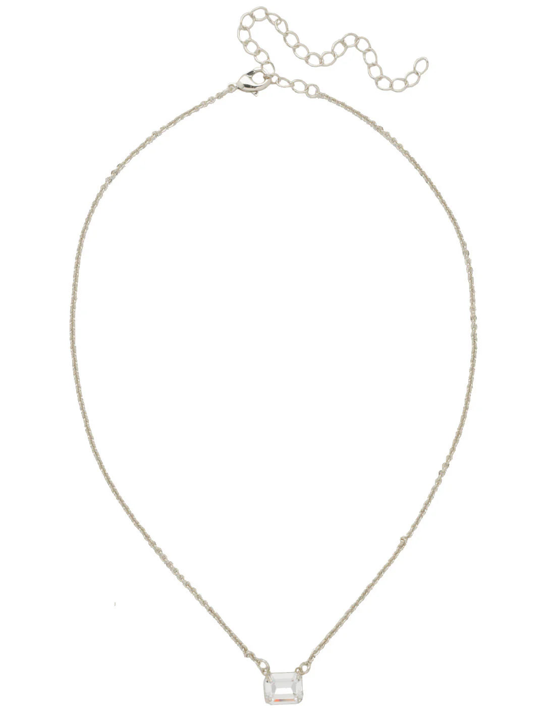 Octavia Single Crystal Pendant Necklace- NFM30PDCRY