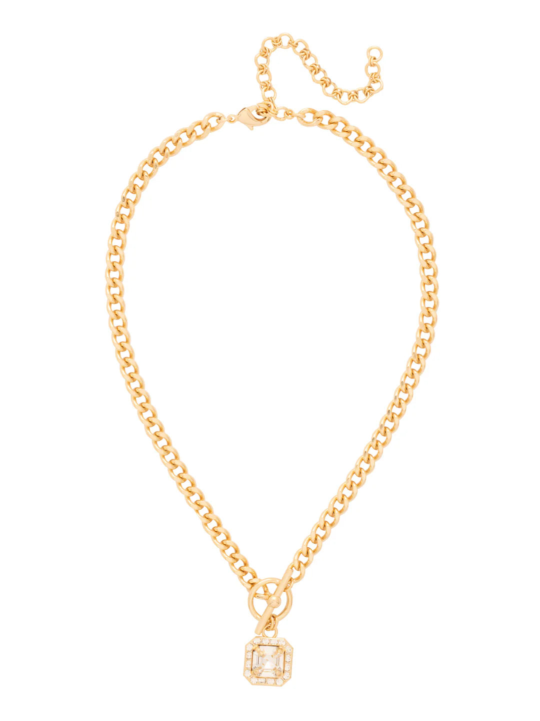 Autumn Pendant Necklace- Crystal