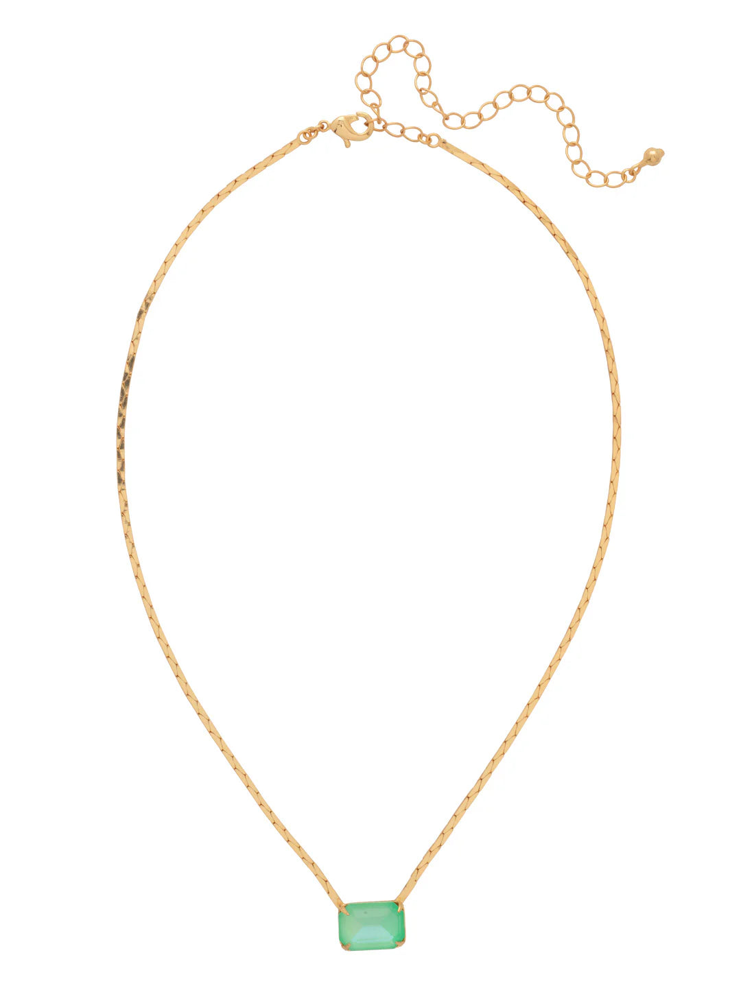 Everyday Pendant Necklace- Mint Delite