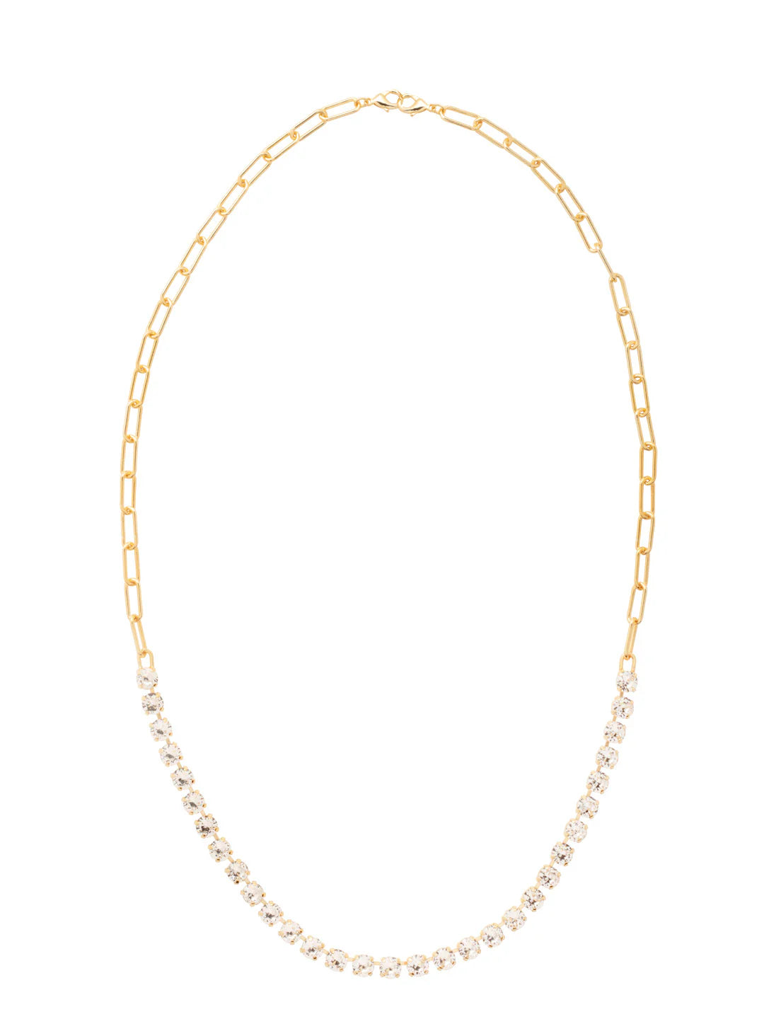 Talya Long Necklace- Crystal