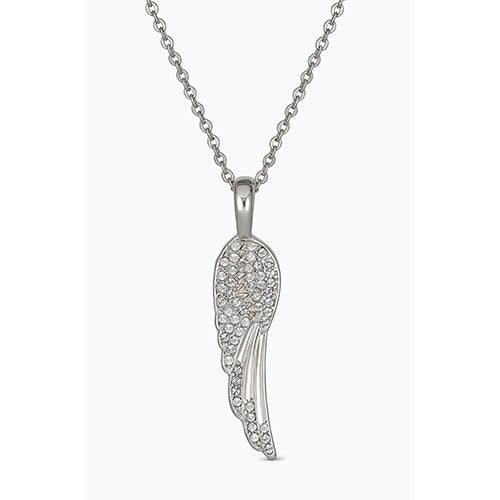 Maya J Angel Wing Birthstone Necklace