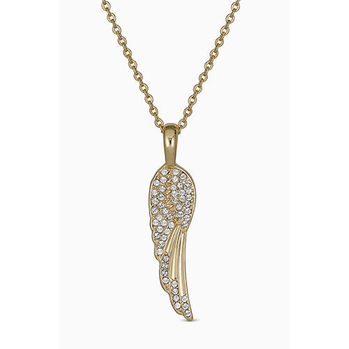 Maya J Angel Wing Birthstone Necklace