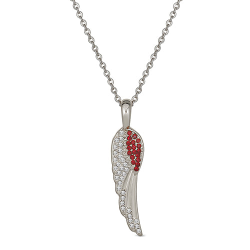 Maya J Angel Wing Birthstone Necklace