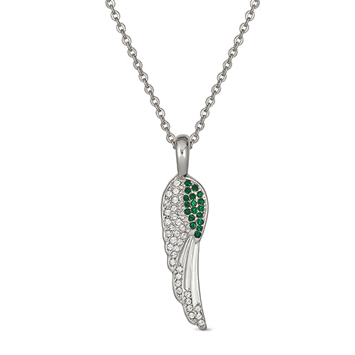 Maya J Angel Wing Birthstone Necklace