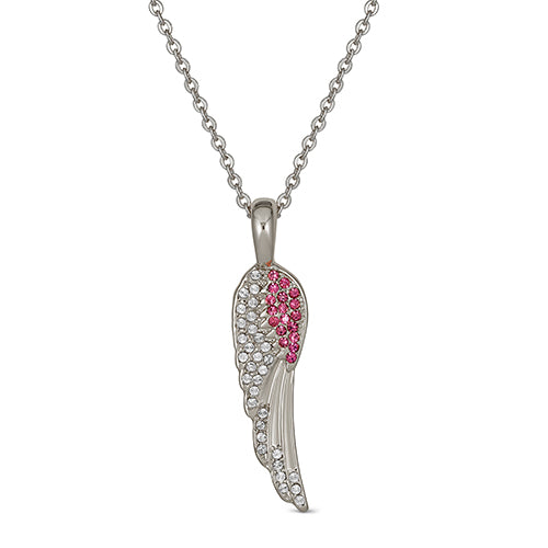 Maya J Angel Wing Birthstone Necklace