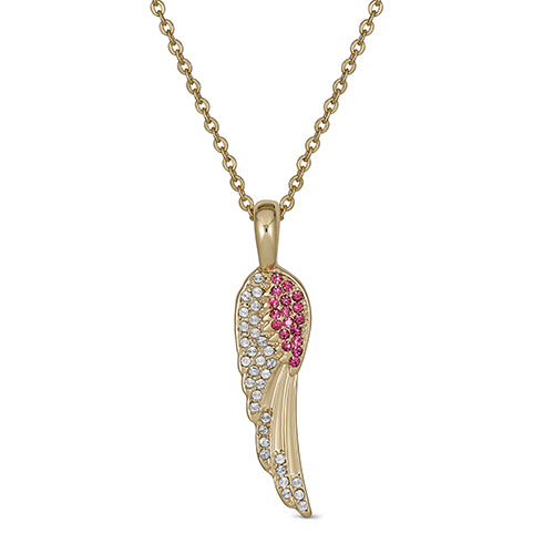 Maya J Angel Wing Birthstone Necklace