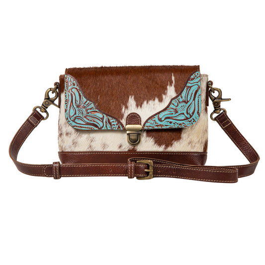 Myra Ridge Morning Glory Leather & Hairon Bag