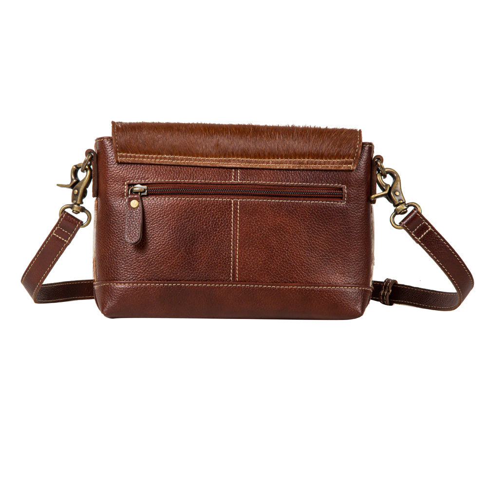 Myra Ridge Morning Glory Leather & Hairon Bag