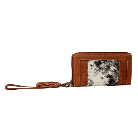 Myra Westward Hairon Hide Accent Wallet