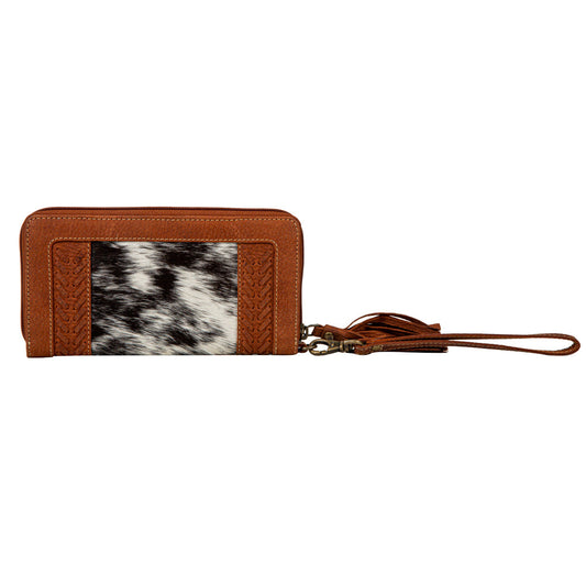 Myra Westward Hairon Hide Accent Wallet