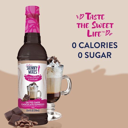 Salted Dark Chocolate Espresso Skinny Syrup