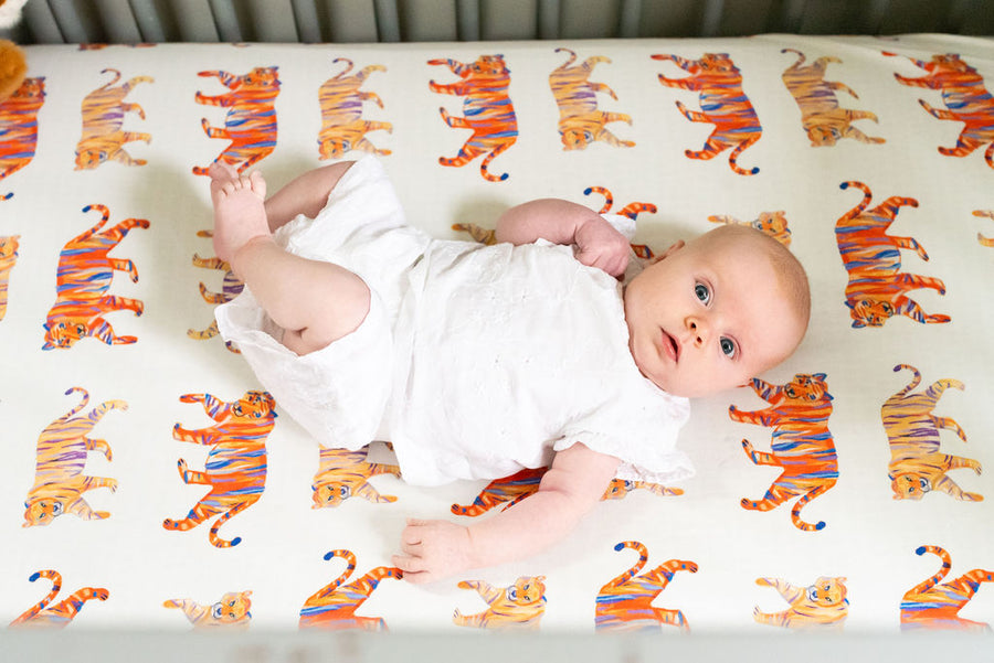 Easy Tiger Crib Sheet