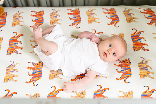 Easy Tiger Crib Sheet