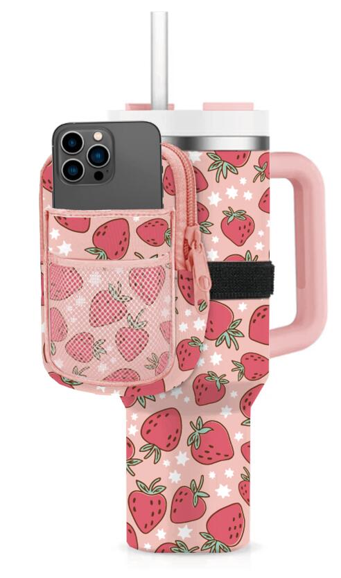 Katydid Tumbler Zipper Pouch